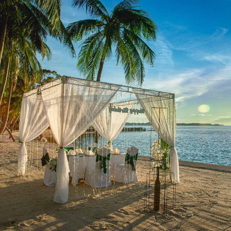 Romantic Dining by the sea
