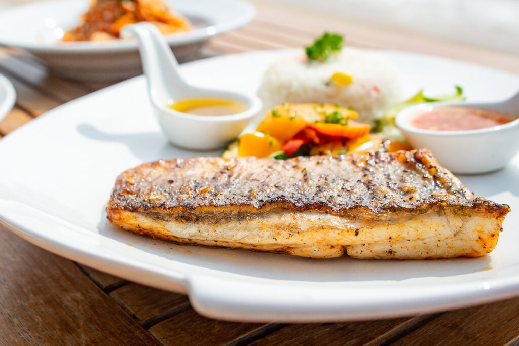 Grilled White Snapper Fillet at Breezeo