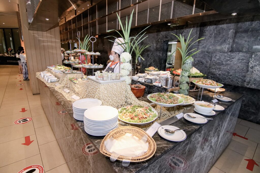 Great food at the restaurant