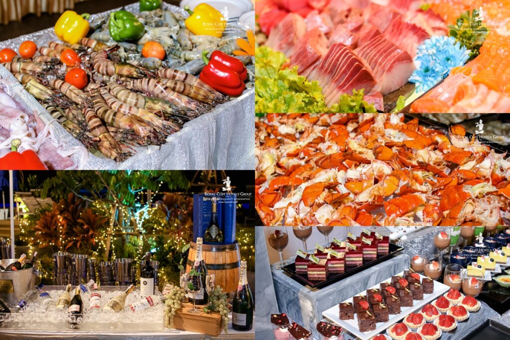 buffet offerings new year dinner pattaya