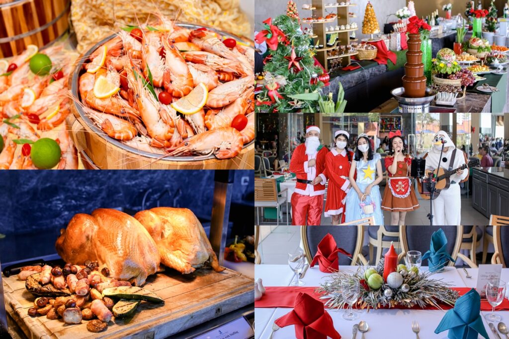 Culinary Offerings at Christmas Lunch Buffet