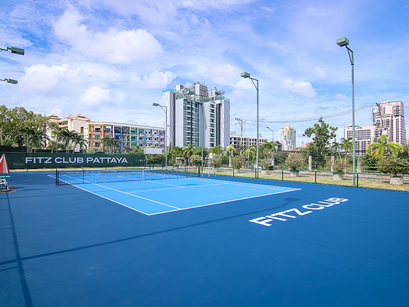 FITZ Club tennis court for our junior tennis championship