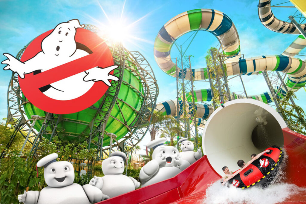 Ghostbusters zone at Columbia Pictures Aquaverse