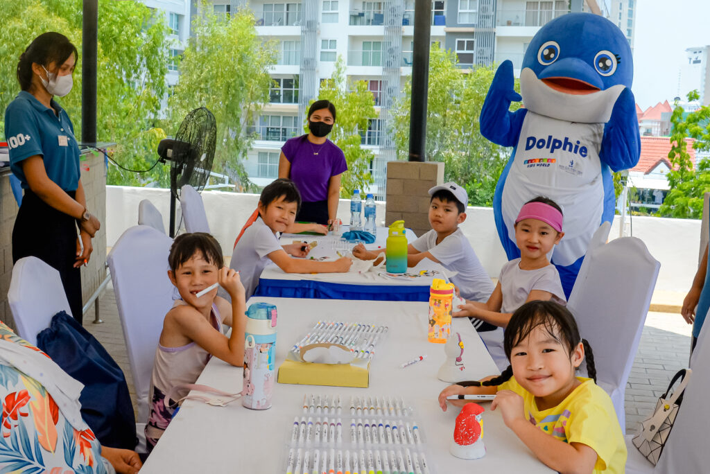 kids enjoying activities together