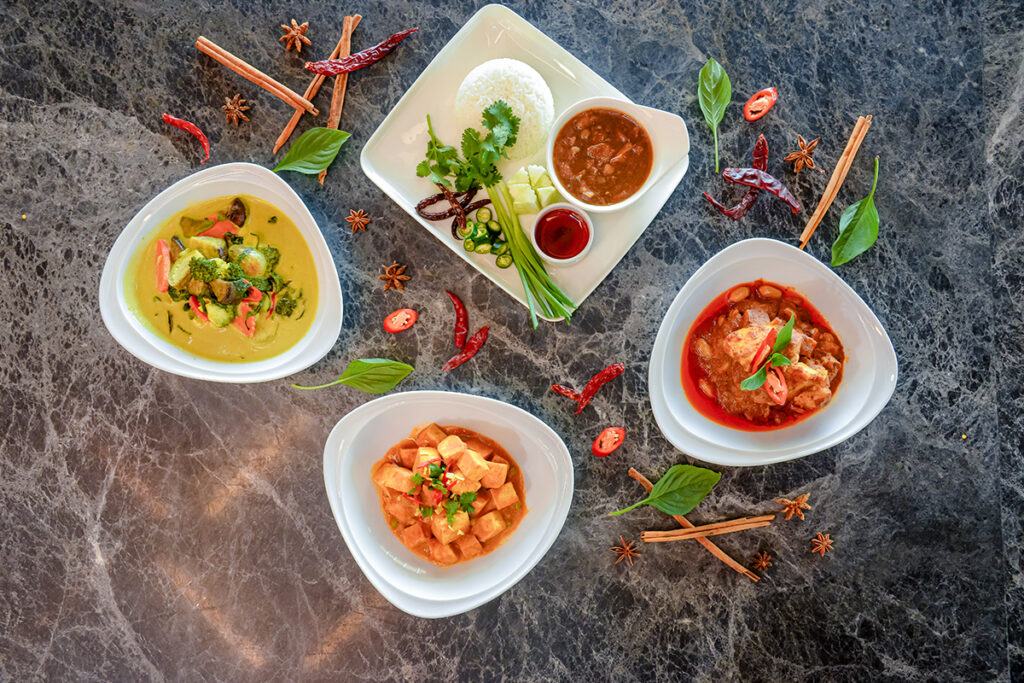 thai dishes available at panorama