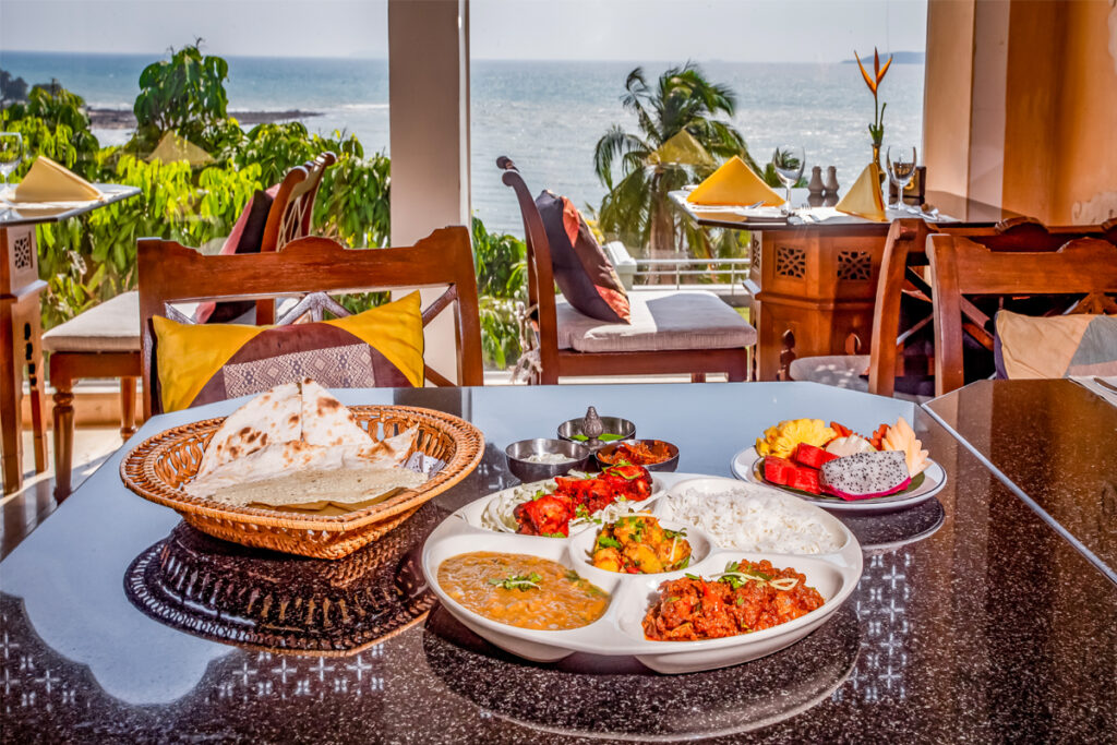 Delicious Indian food at Maharani indian restaurant in pattaya