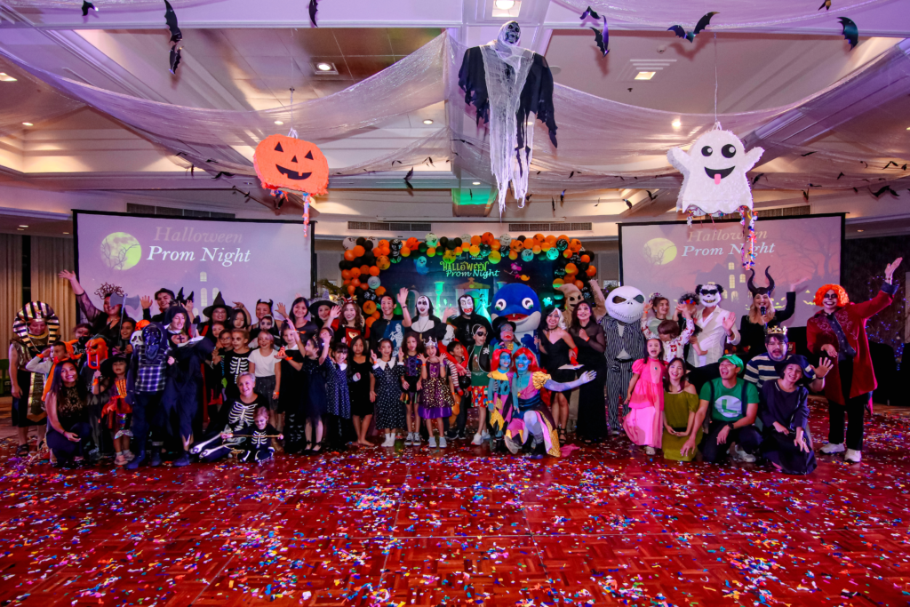 attendees of the halloween in pattaya celebration