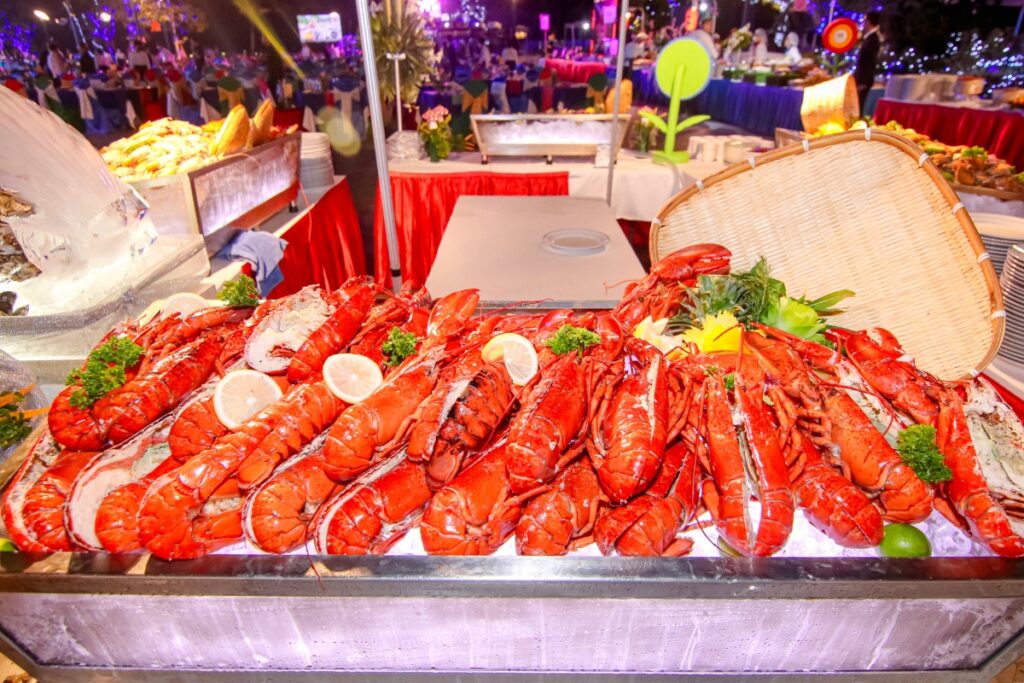 บุฟเฟต์สุดพรีเมียมสำหรับดินเนอร์ปีใหม่ 