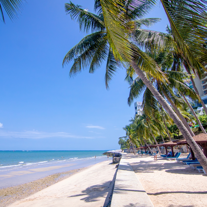 exclusive pattaya beach at the royal wing suites & spa