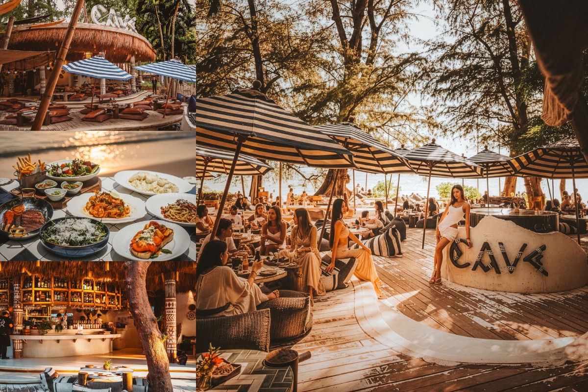 cave beach club exterior